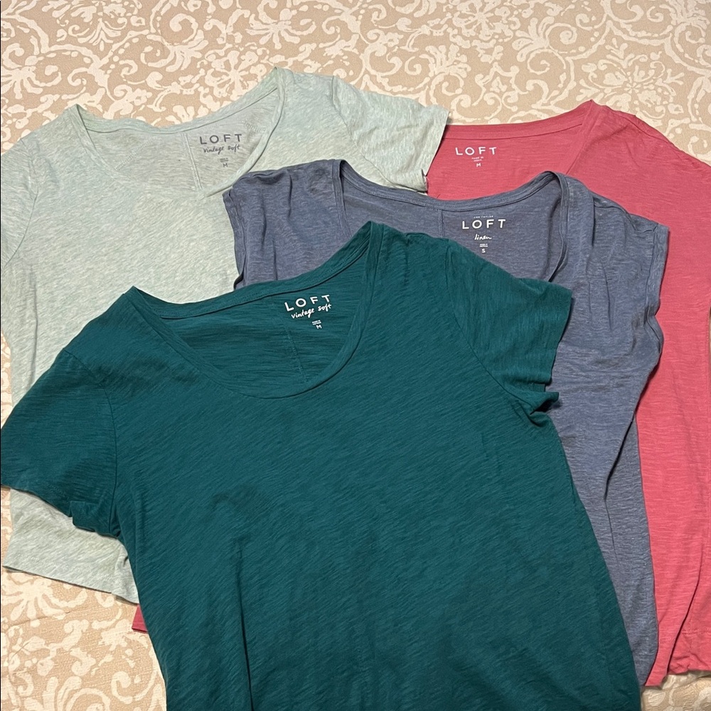 Four LOFT Tees - Women’s Medium